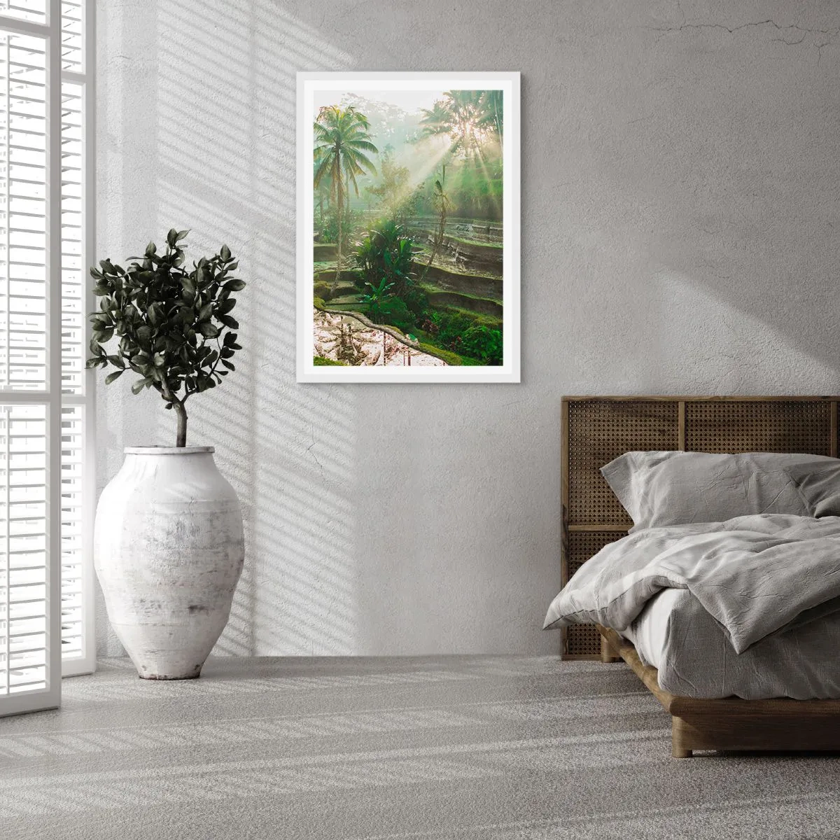 Poszter fekete keretben - Felnőni a napon - 40x50 cm