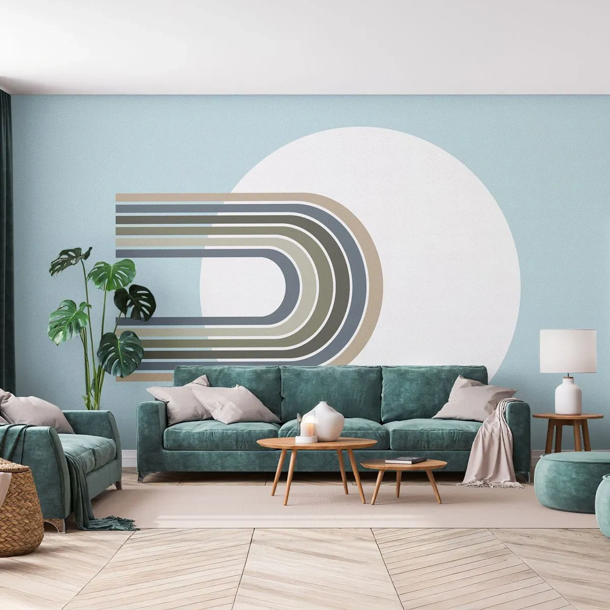 Öntapadós Fotótapéta Deluxe Sticker - Ellenállhatatlan vonzalom - Absztrakció, Grafika, Darab - 250x175 cm