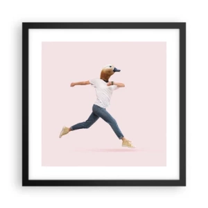 Poszter fehér keretben - Egy csipetnyi abszurditás - 40x40 cm