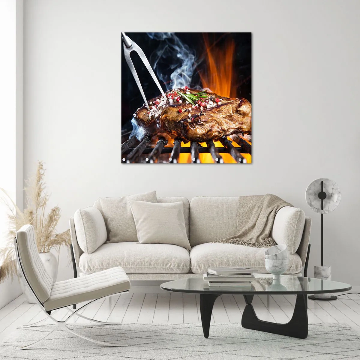 Üveg kép - Lédús és illatos - 60x60 cm