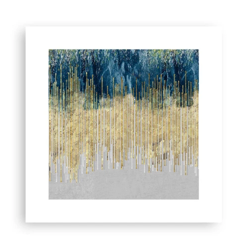 Poszter - Aranyozott határ - 30x30 cm