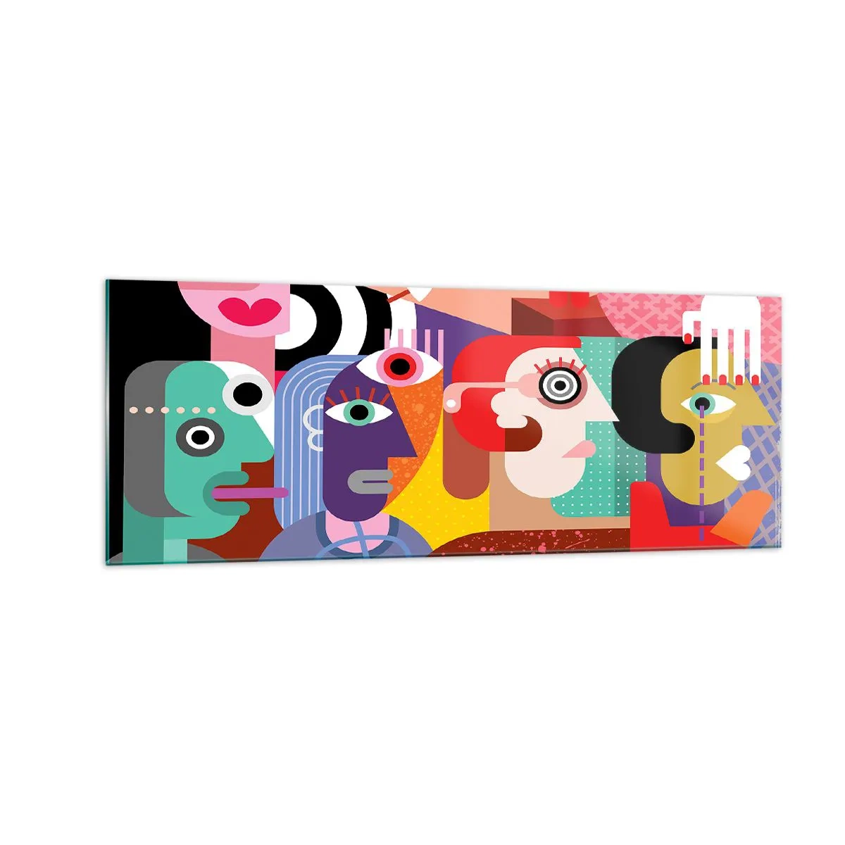 Üveg kép - Picassó úrtól vagyunk - 140x50 cm