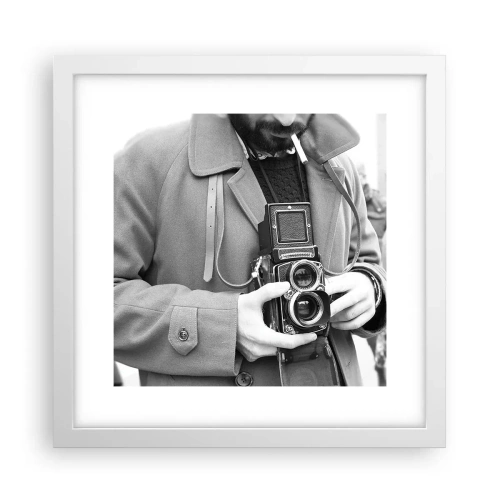 Poszter fekete keretben - Retro stílusban - 30x30 cm