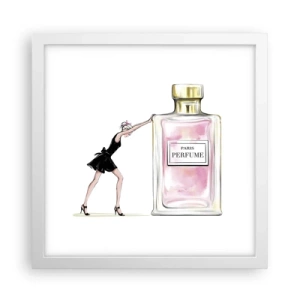 Poszter fekete keretben - A nőiesség lényege - 30x30 cm