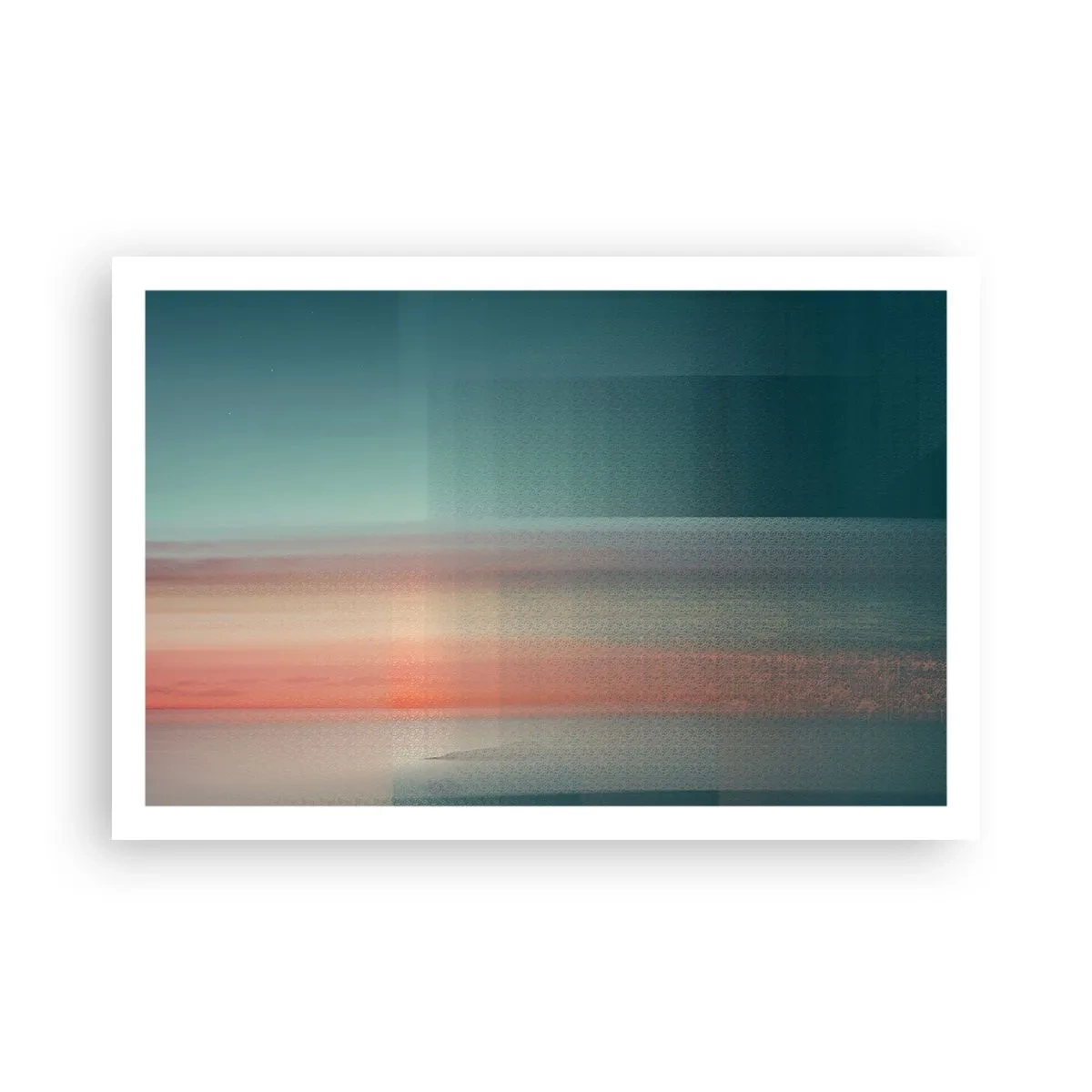 Poszter - Absztrakt: fényhullámok - 91x61 cm