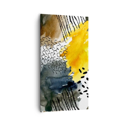 Vászonkép - Az elemek találkozása - 55x100 cm