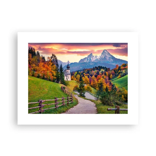 Poszter - Tájképszerű festmény - 40x30 cm