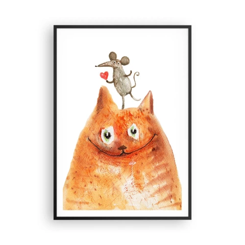 Poszter fehér keretben - A szerelem paradoxonjai - 70x100 cm