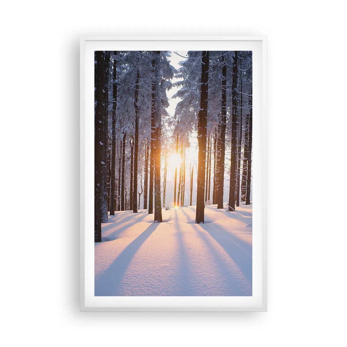 Poszter fekete keretben - Egyértelműen fekete-fehéren - 61x91 cm