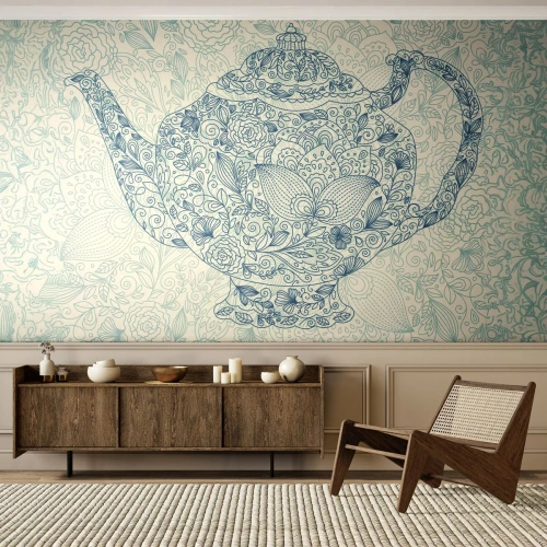 Öntapadós Fotótapéta Deluxe Sticker - Tea varázsa - Kancsó, Tea, Konyha - 300x210 cm