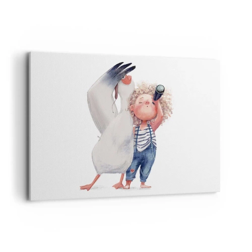 Vászonkép - Nagy utazási terve - 100x70 cm