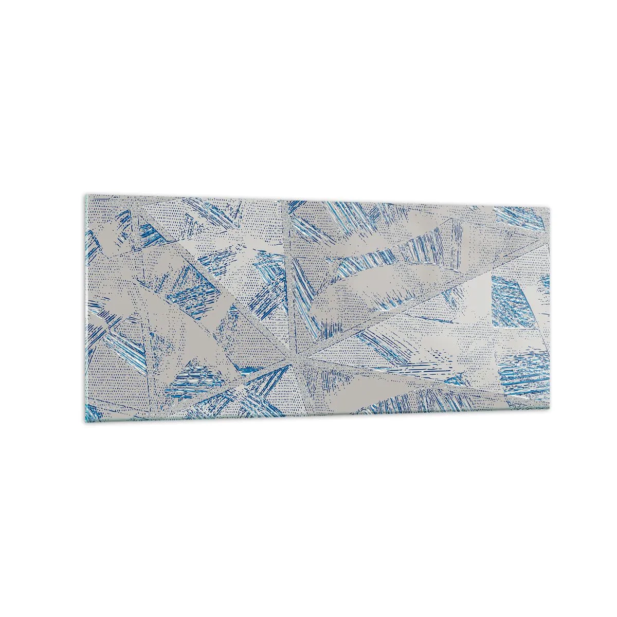 Üveg kép - A szürkéskék labirintusban - 120x50 cm