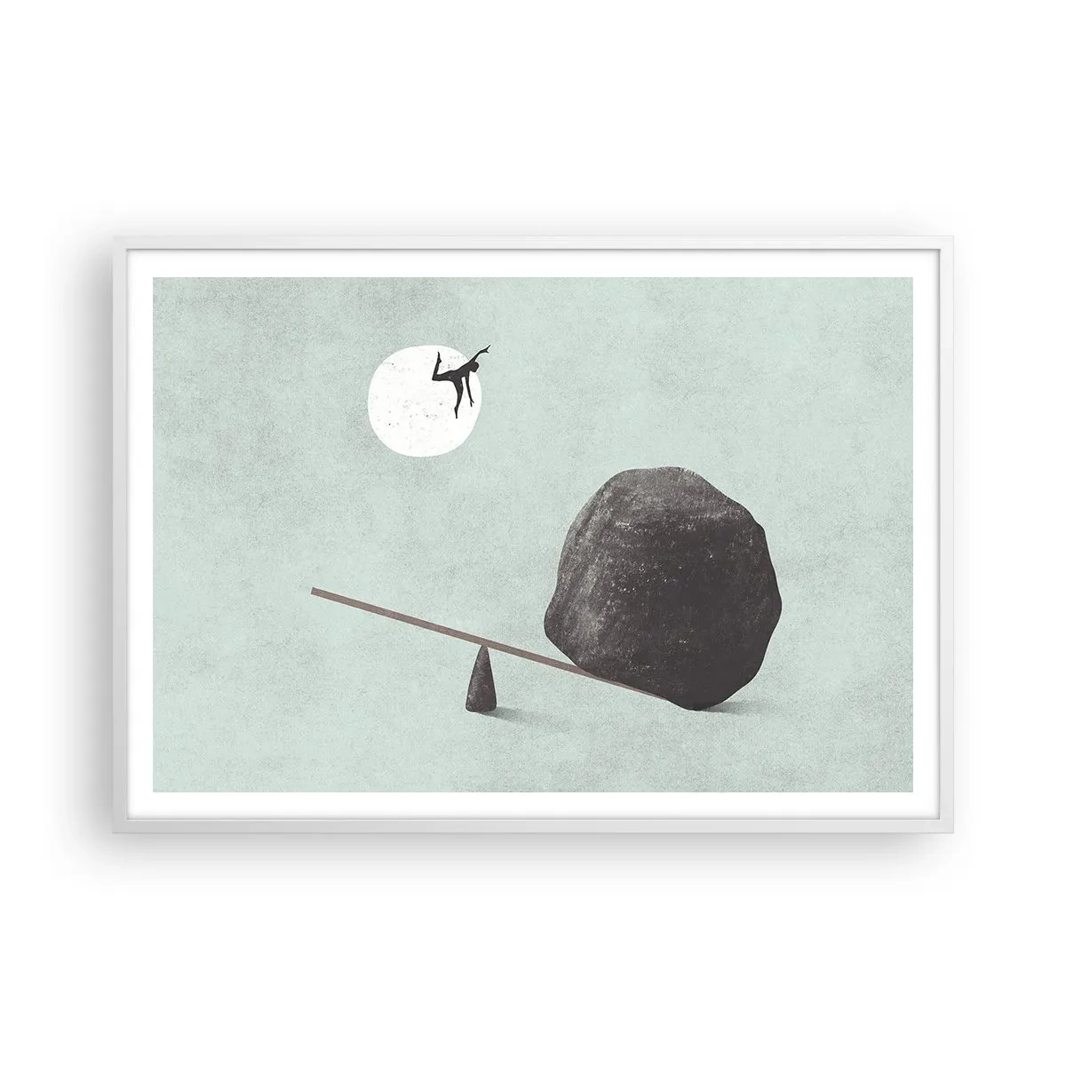 Poszter fekete keretben - Valóra vált álom. - 100x70 cm