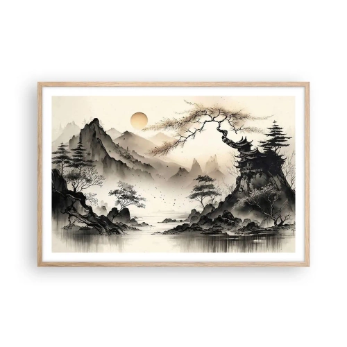 Poszter világos tölgy keretben - A Kelet egyedülálló varázsa - 91x61 cm