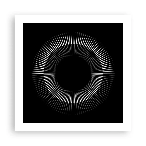 Poszter - Fekete Nap - 50x50 cm