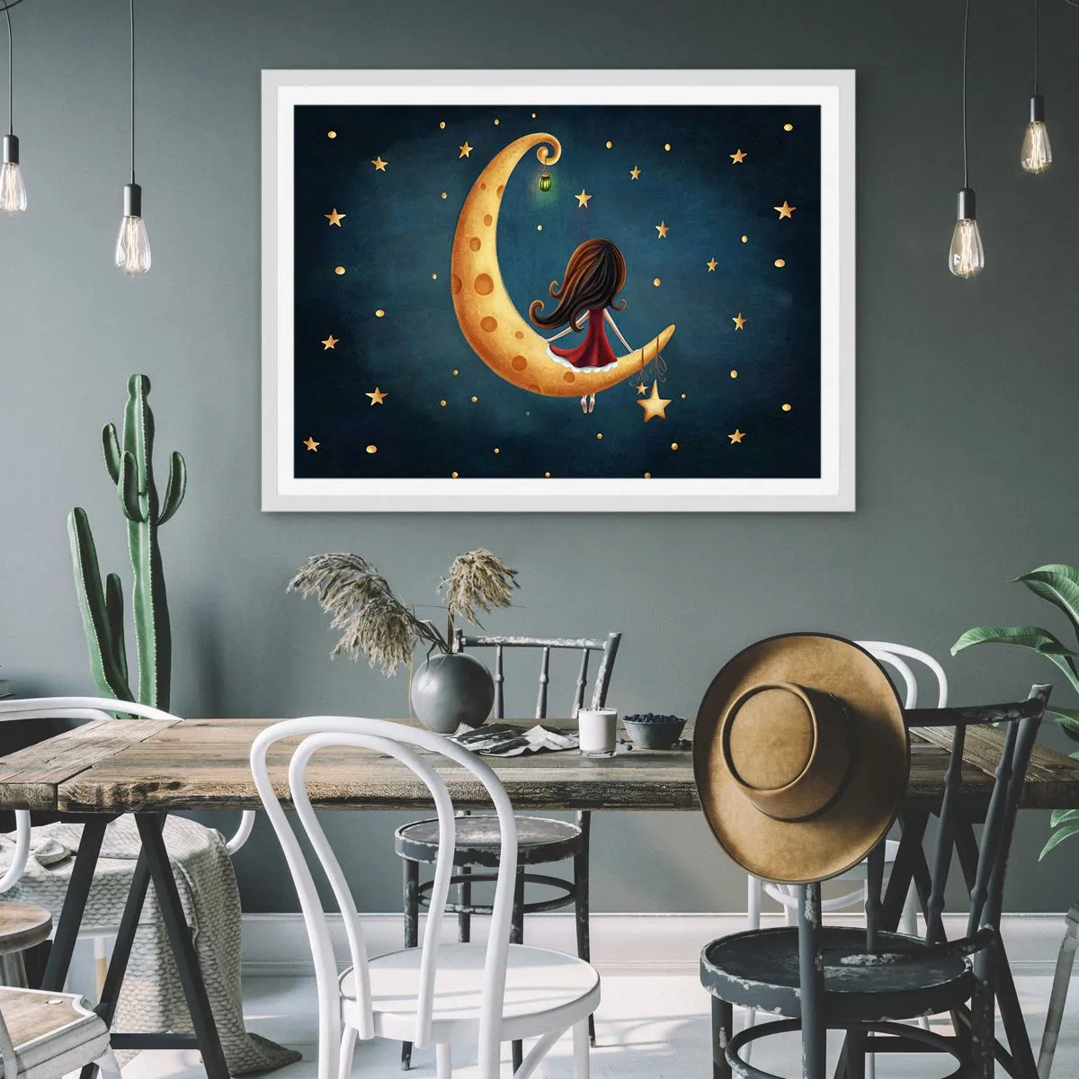 Poszter fekete keretben - Egyszer volt… - 40x30 cm