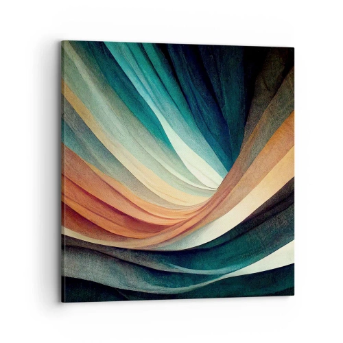 Vászonkép - Színekből szőtt - 70x70 cm
