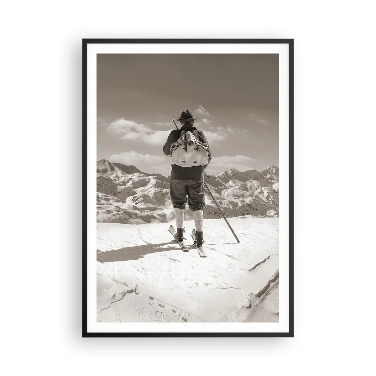 Poszter fehér keretben - És a hegyek ugyanazok - 70x100 cm