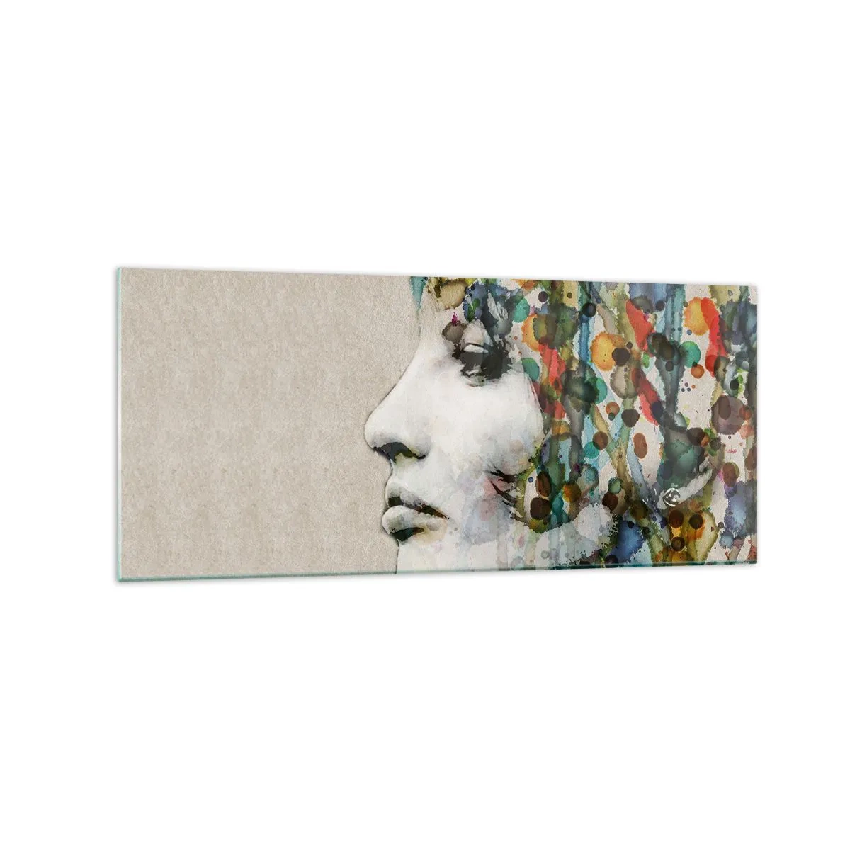 Üveg kép - Előbúj a szürkéből - 120x50 cm