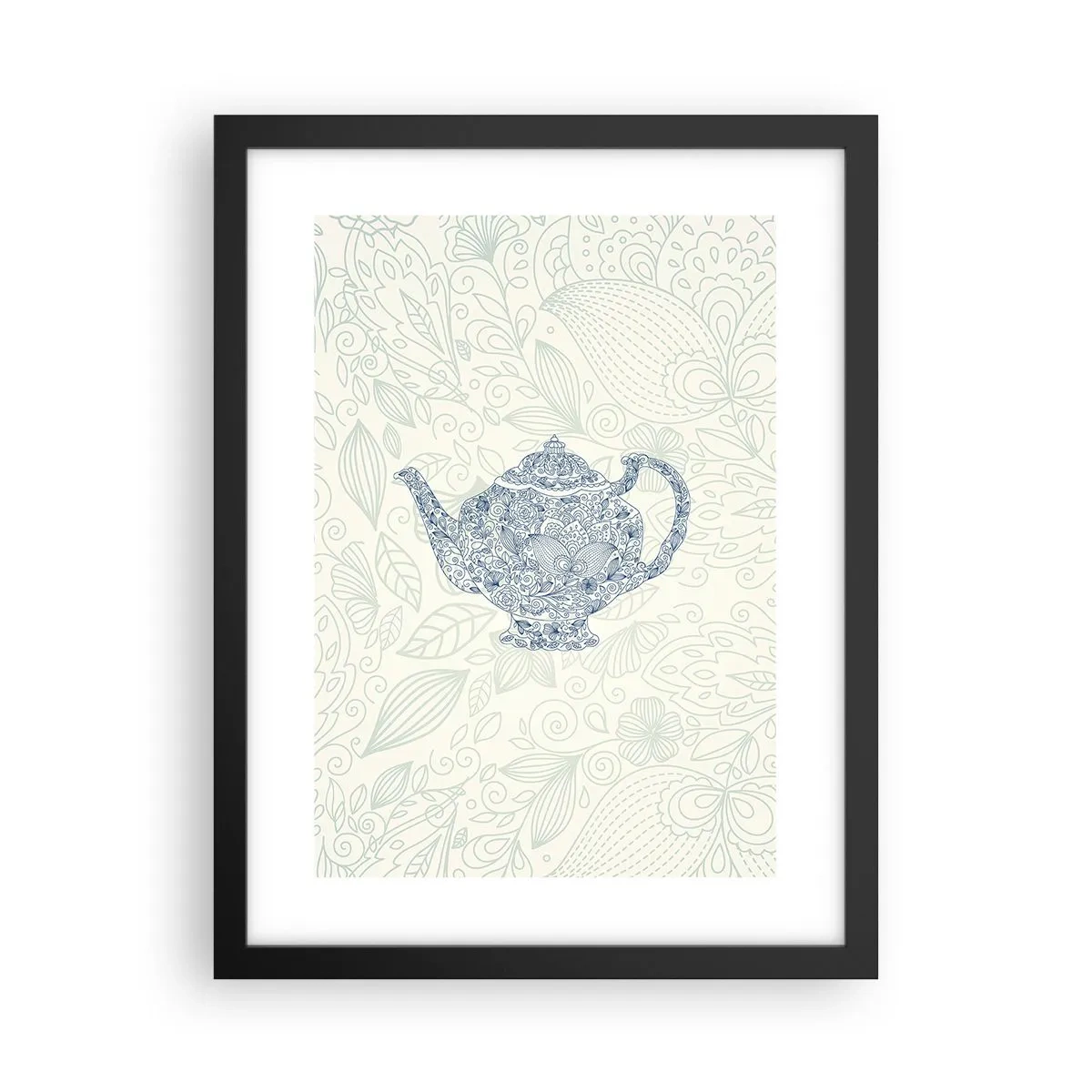 Poszter fehér keretben - Tea varázsa - 30x40 cm