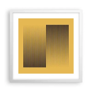 Poszter fekete keretben - Az ellentétek négyzete - 40x40 cm