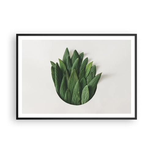 Poszter fehér keretben - Féktelen kíváncsiság - 100x70 cm