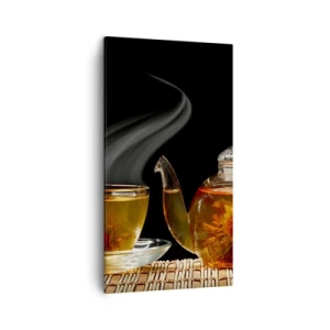 Vászonkép - A teafőzés varázsa és művészete - 45x80 cm