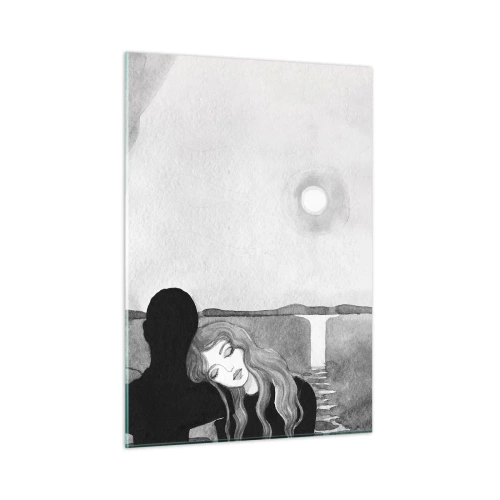 Üveg kép - Mindig titok - 50x70 cm