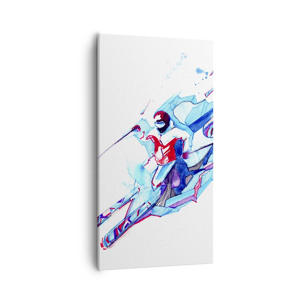 Vászonkép - Őrült rohanás a boldogsághoz - 55x100 cm