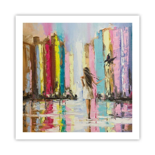 Poszter - Kövessél - 60x60 cm