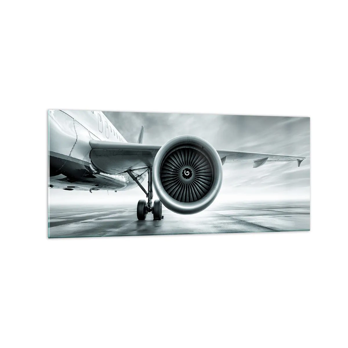 Üveg kép - Van erő! - 120x50 cm