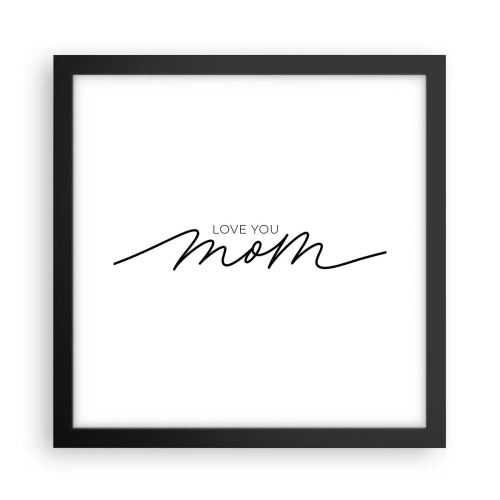 Poszter fehér keretben - Nagy megrázás - 30x30 cm