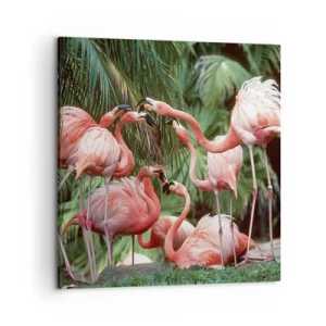 Vászonkép - Délutáni pletyka - 50x50 cm