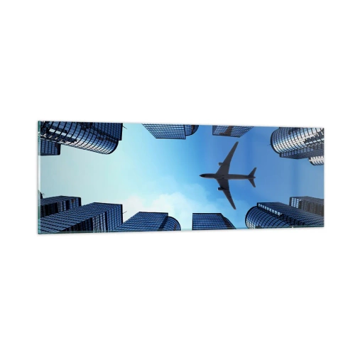 Üveg kép - Kilátás az üveg szurdokból - 90x30 cm