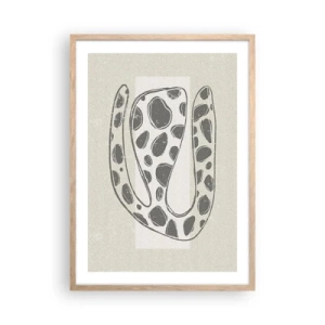 Poszter világos tölgy keretben - Egy bizarr teremtmény - 50x70 cm