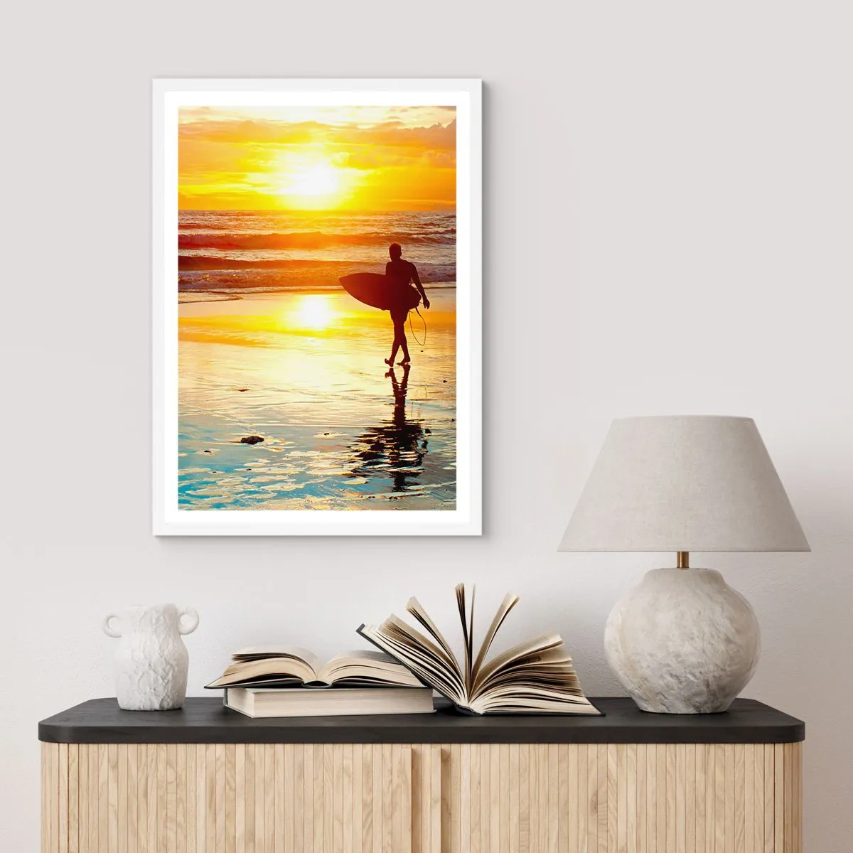 Poszter fekete keretben - A harcos visszatérése - 50x70 cm