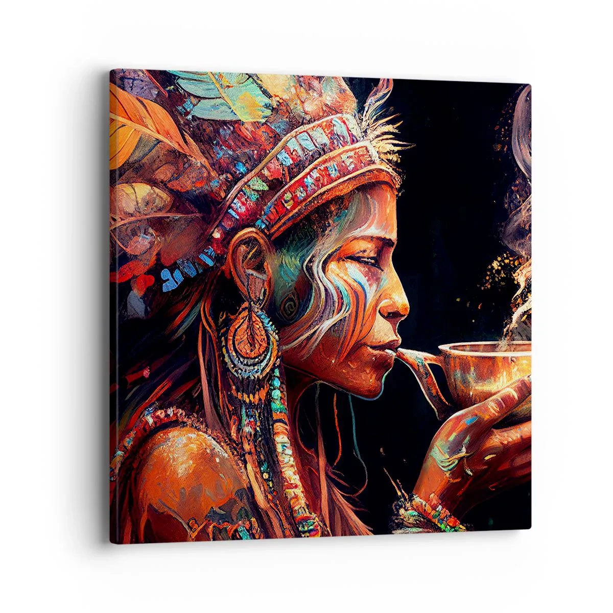 Vászonkép - Egy varázslatos rituálé - 40x40 cm