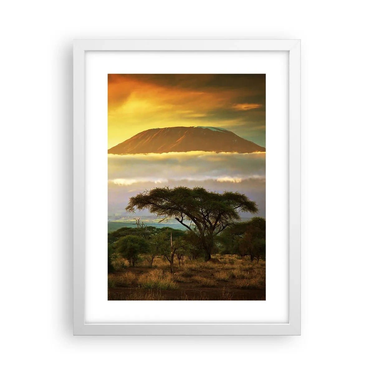 Poszter fekete keretben - Utazó álma - 30x40 cm