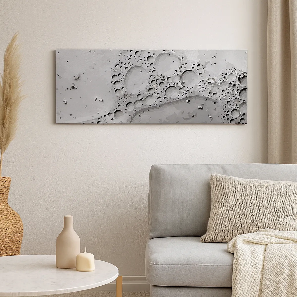 Vászonkép - Nyom a habban - 30x30 cm