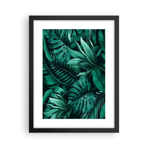 Poszter fehér keretben - A trópusi zöld mélysége - 30x40 cm