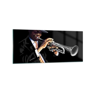 Üveg kép - Old school varásza - 120x50 cm