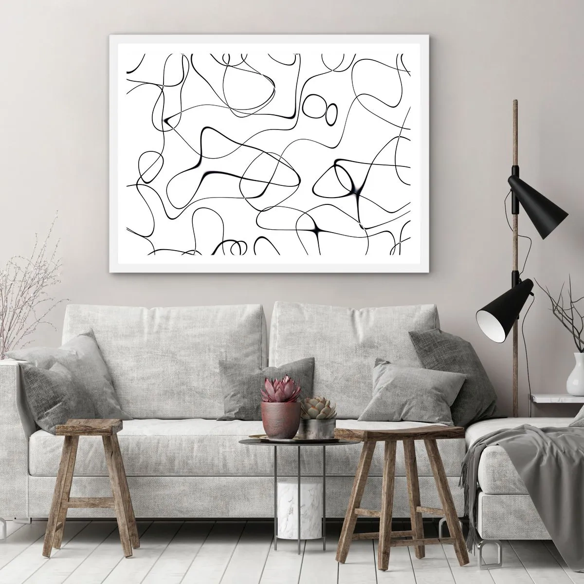 Poszter fekete keretben - Életutak, sorsok - 70x50 cm