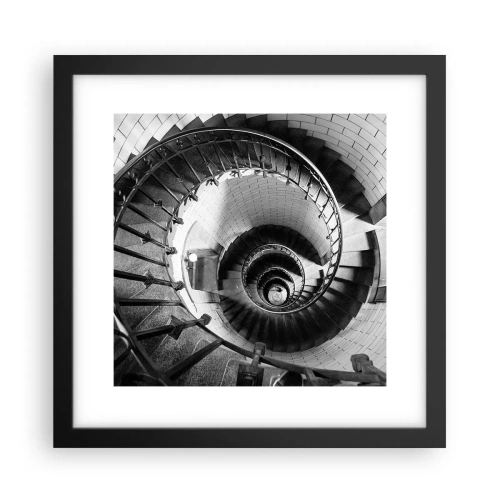 Poszter fehér keretben - Feljebb es feljebb - 30x30 cm