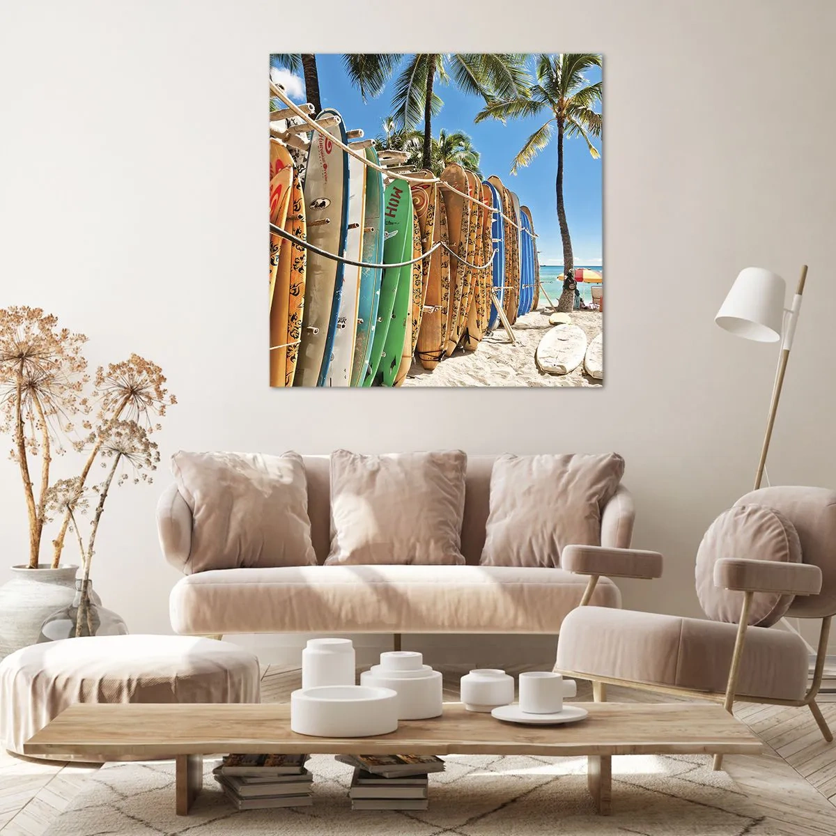 Vászonkép - Napos mulatság - 60x60 cm