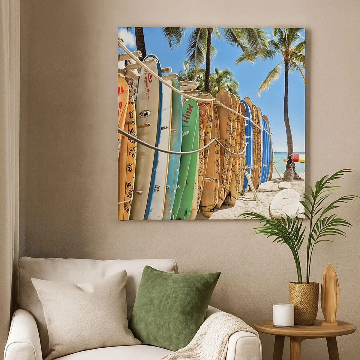 Vászonkép - Napos mulatság - 30x30 cm