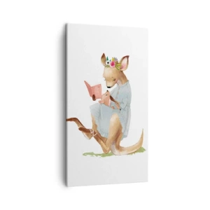 Vászonkép - Olvass nekem anya - 45x80 cm