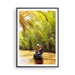 Poszter fehér keretben - A pálma kanyonban - 70x100 cm