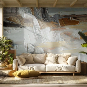 Fotótapéta Premium Sand - Színes rétegződés - Darab, Festék, Festmény - 200x140 cm