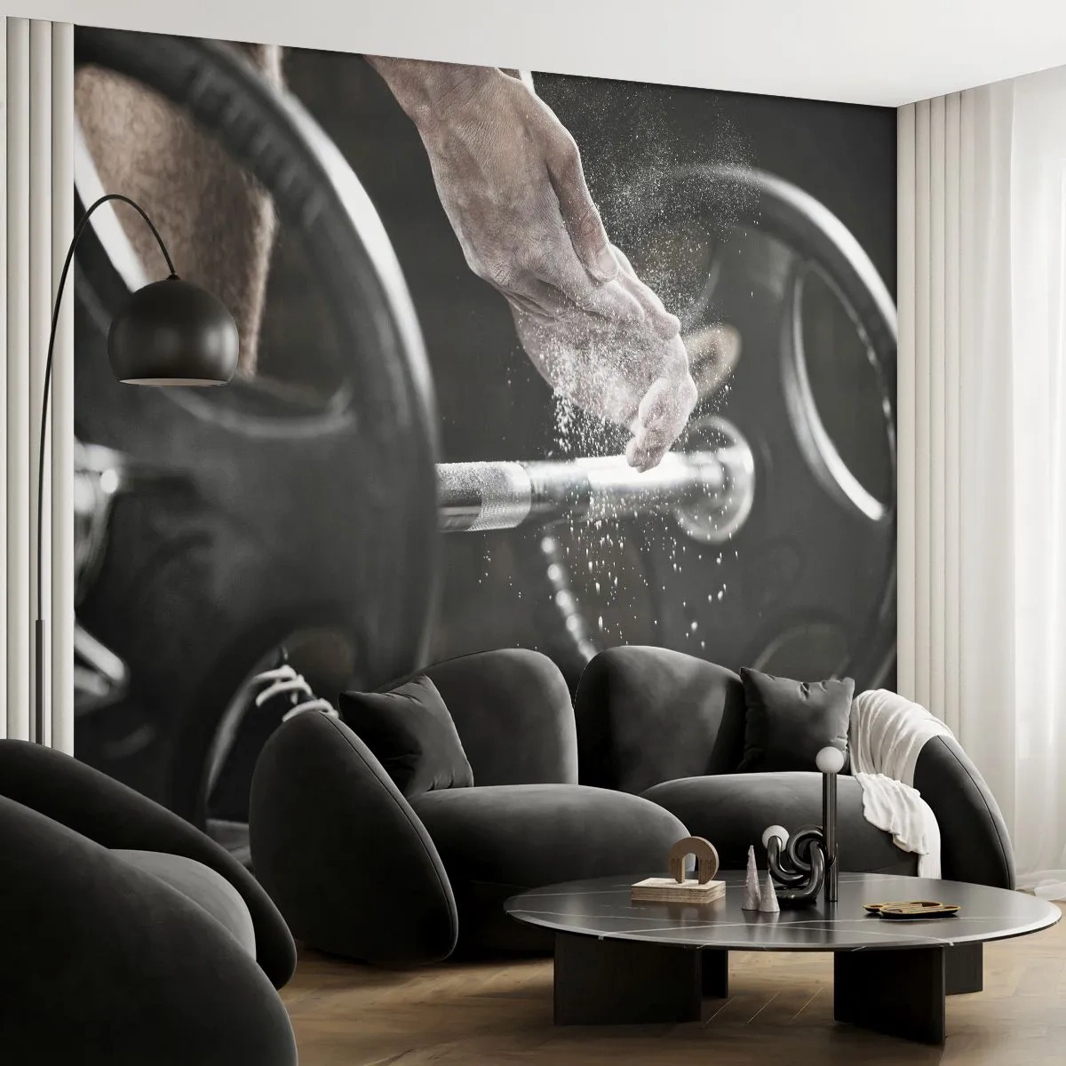 Fotótapéta Standard Eco - Kihívás elfogadva! - Sport, Tornaterem, Súlyemelés - 200x140 cm