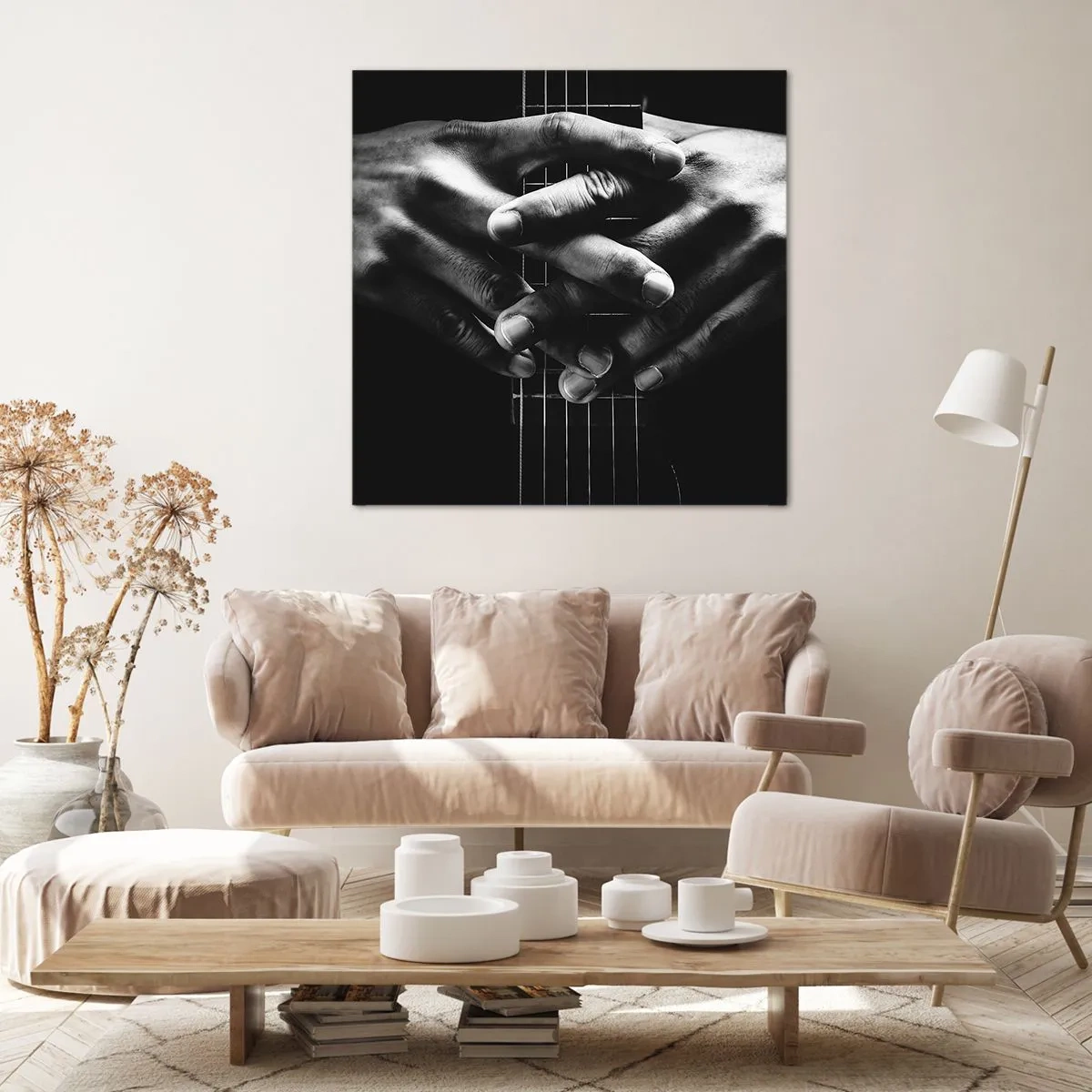 Vászonkép - Művész imája - 60x60 cm